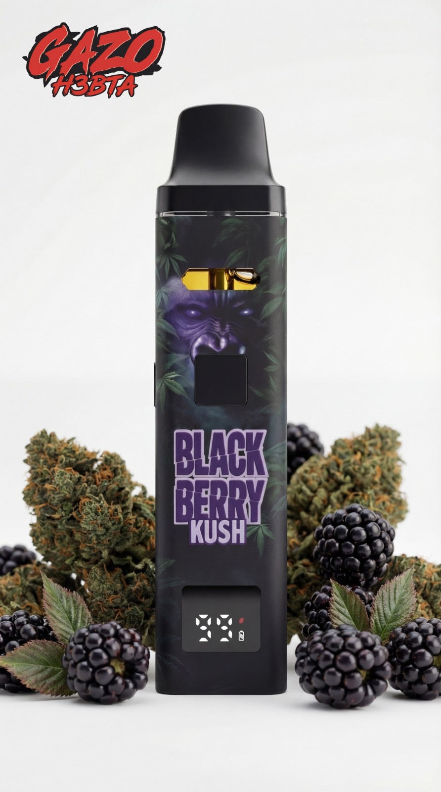Jumanji GAZO PRO Black Berry Kush Vape 10er-Pack