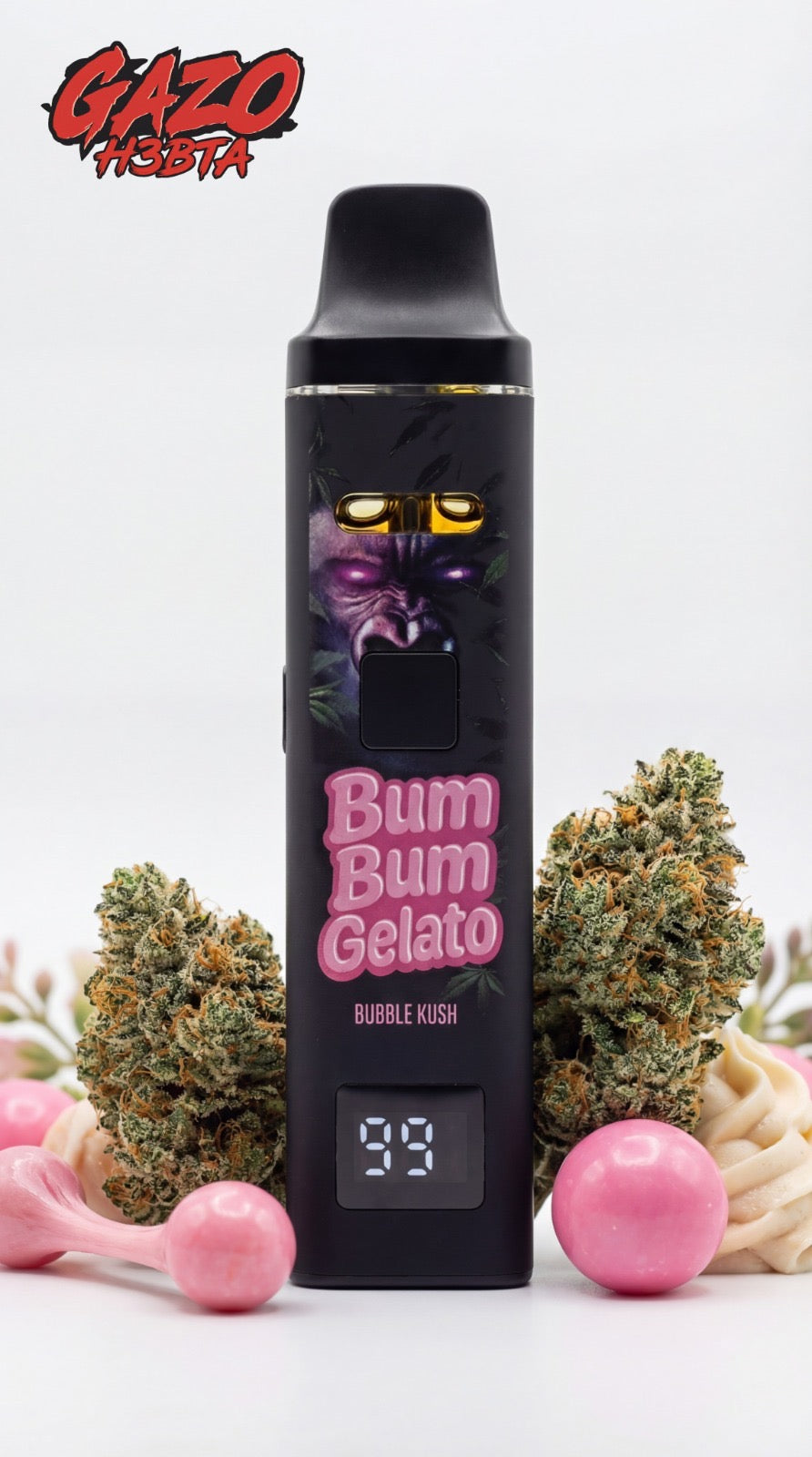 Jumanji GAZO PRO Bum Bum Gelato Vape 10er-Pack