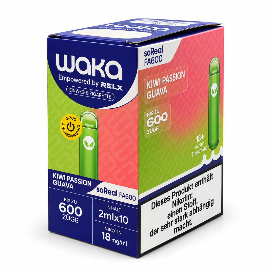 Waka soReal - Kiwi Passion Guava - 10er Pack