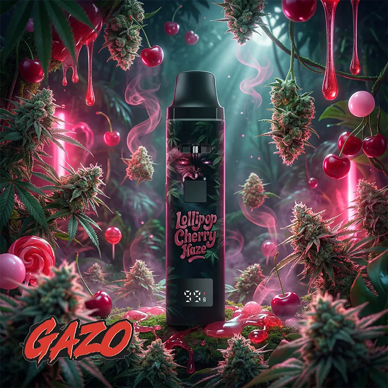 Jumanji GAZO PRO Lollipop Cherry Haze Vape – Verpackung