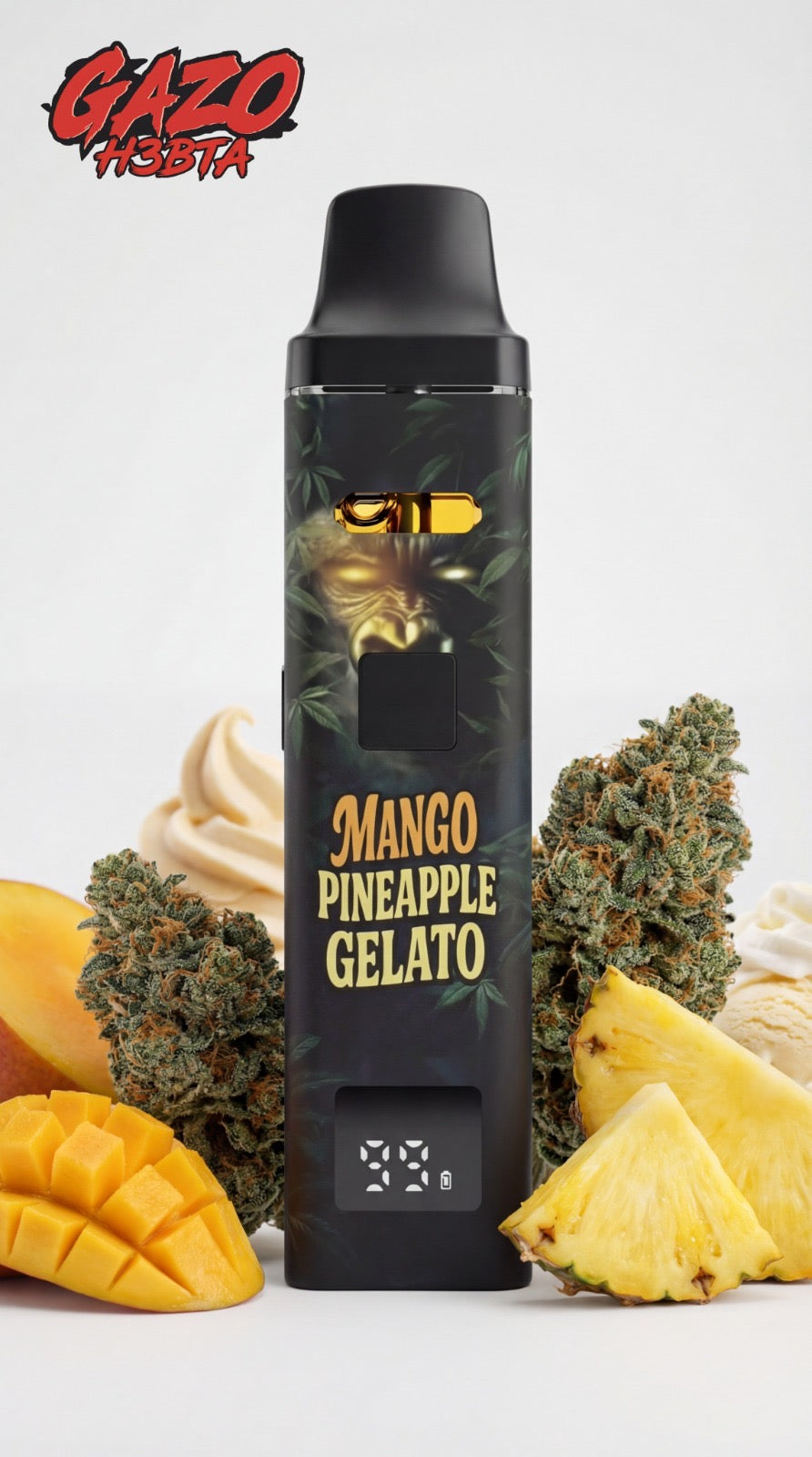 Jumanji GAZO PRO Mango Pineapple Gelato Vape 10er-Pack