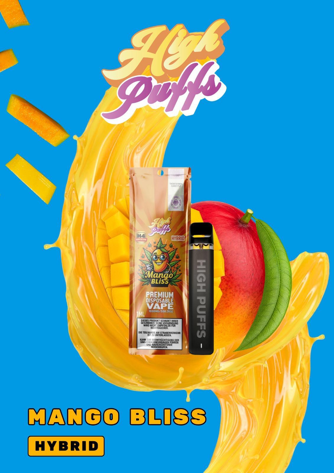 High Puffs Mango Bliss Einweg Vape 10er-Pack (Hybrid)