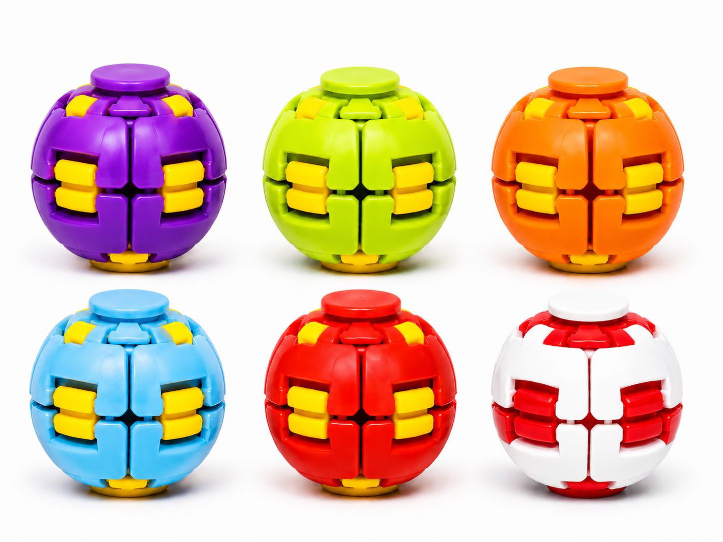 Fidget Spin Ball - Color Mix Edition - 24er Pack
