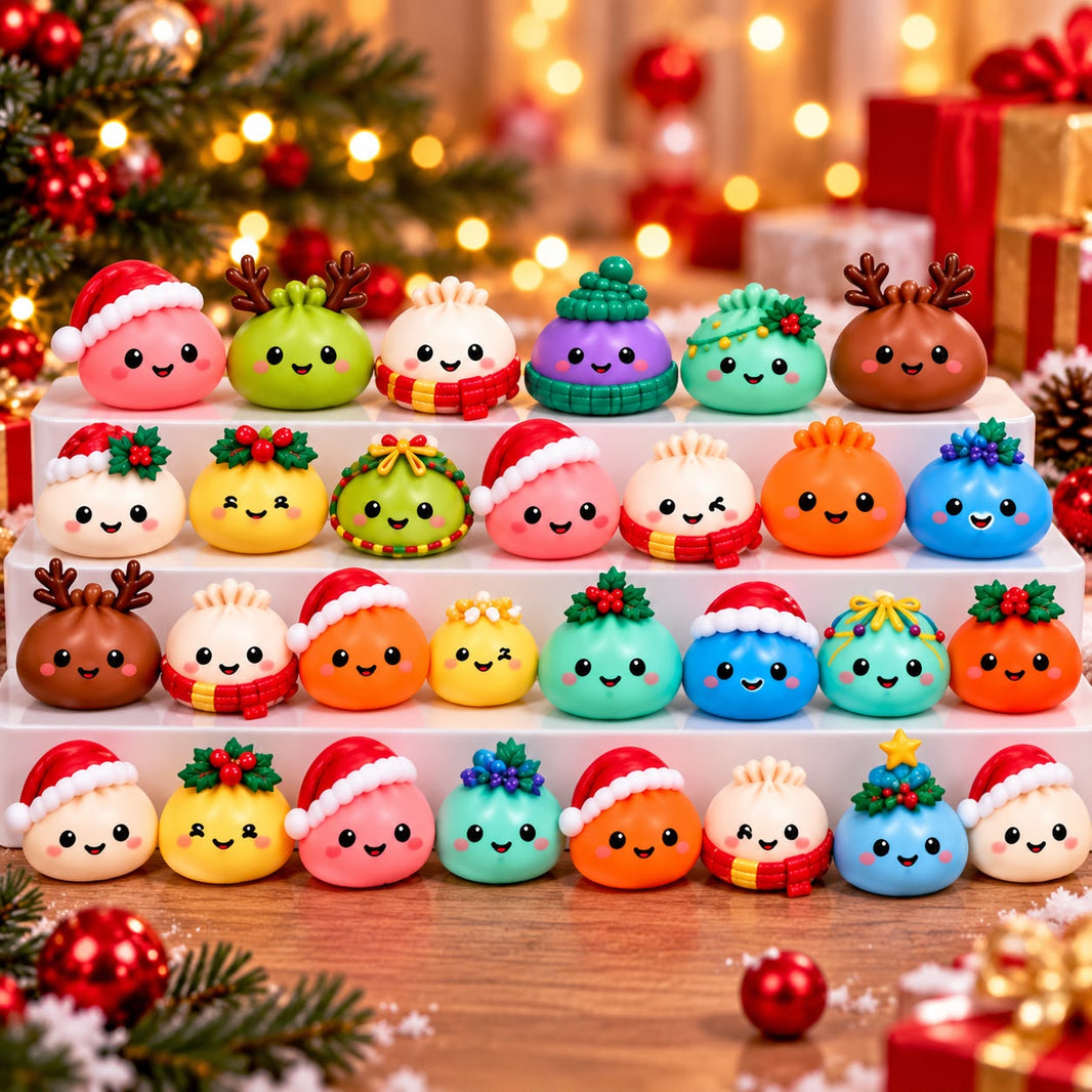 VORBESTELLUNG - lieferbar ab 15.10.26 - Squishy Dumpling - Mystery Adventskalender - 10er Pack
