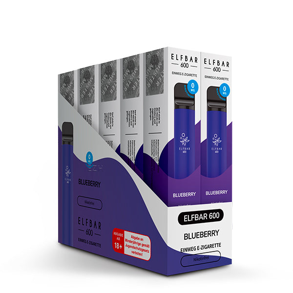 Elf Bar 600 Blueberry 0 mg – Verpackung
