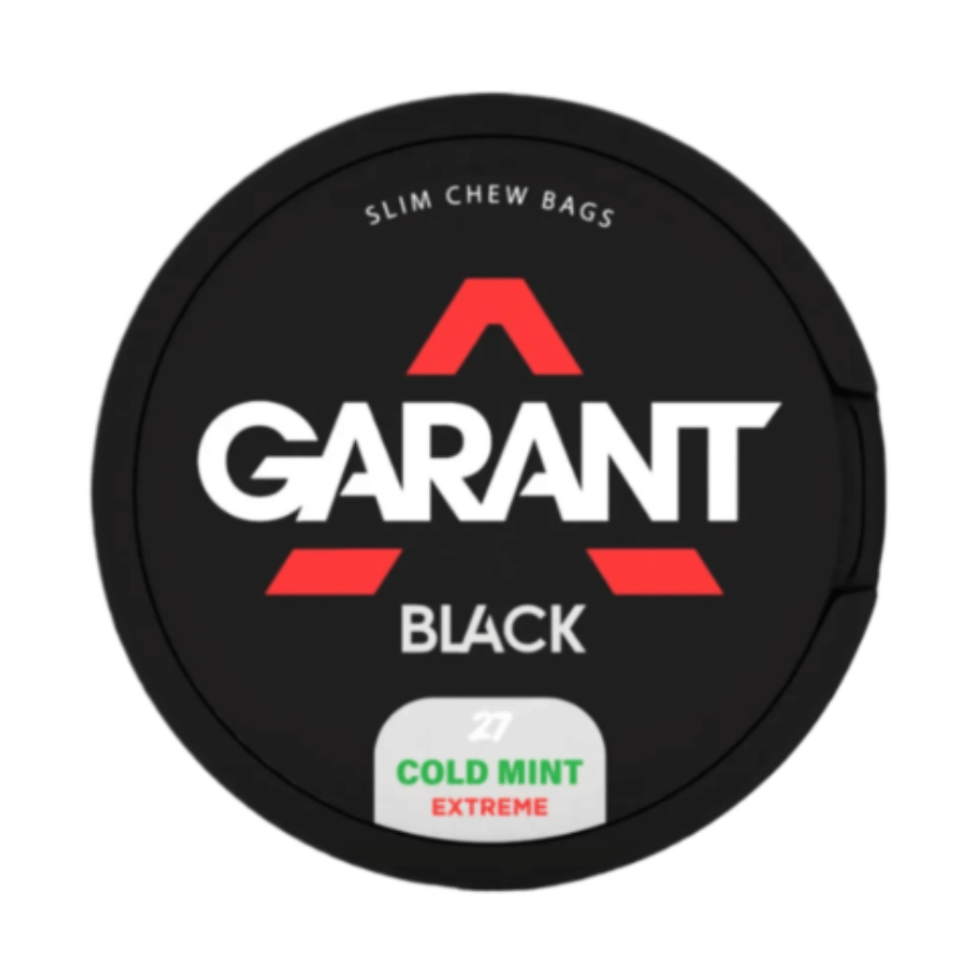 Dose GARANT Black Cold Mint Extreme Kautabak