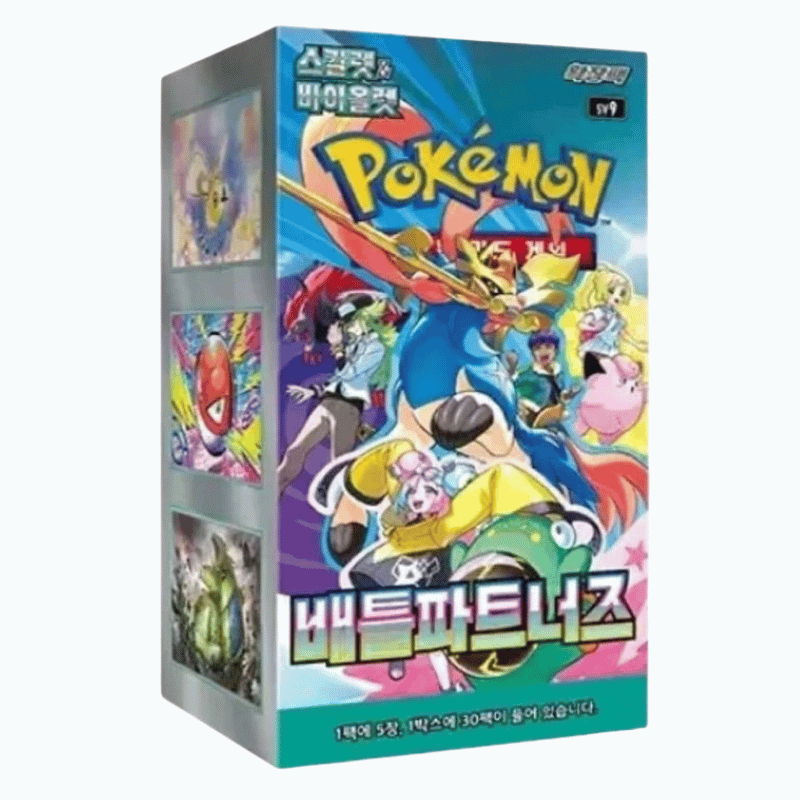 Pokemon Battle Partners Korea Booster Display mit 30 Boostern