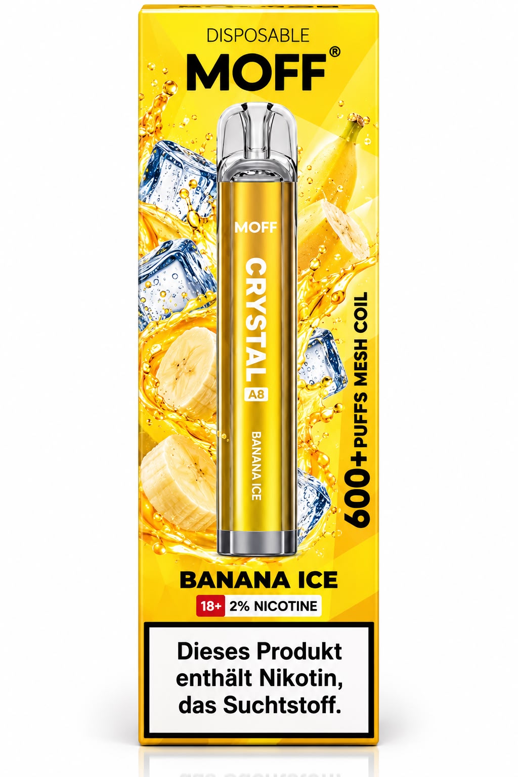 Verpackung MOFF – Banana Ice (10er Pack)