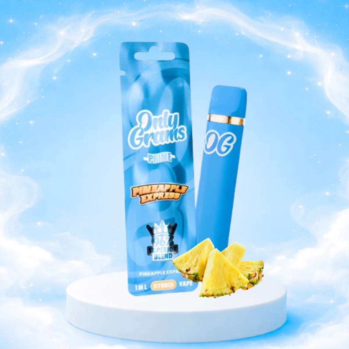 Only Grams Pineapple Express Superior Blend Prime Vape 10er-Pack