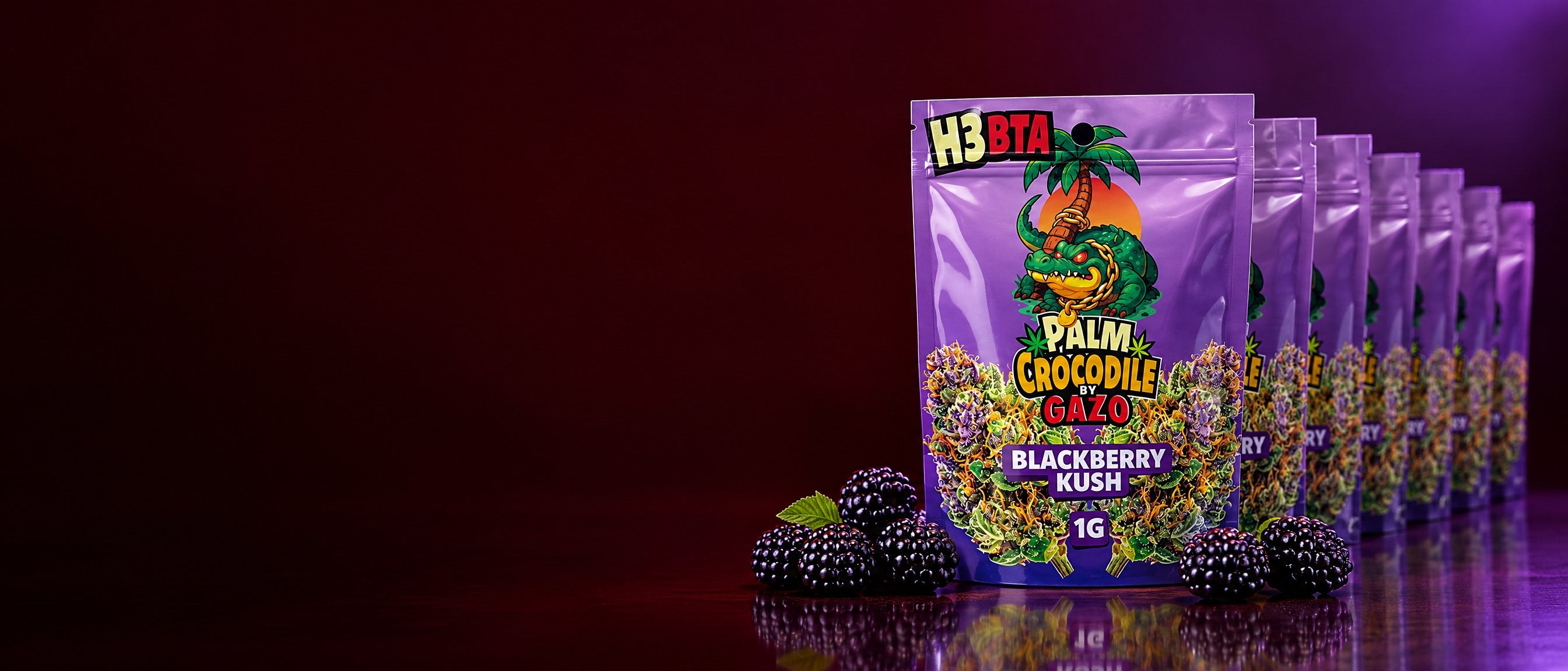 Jumanji by Gazo BUDS Blackberry Kush Beutel mit Brombeeren