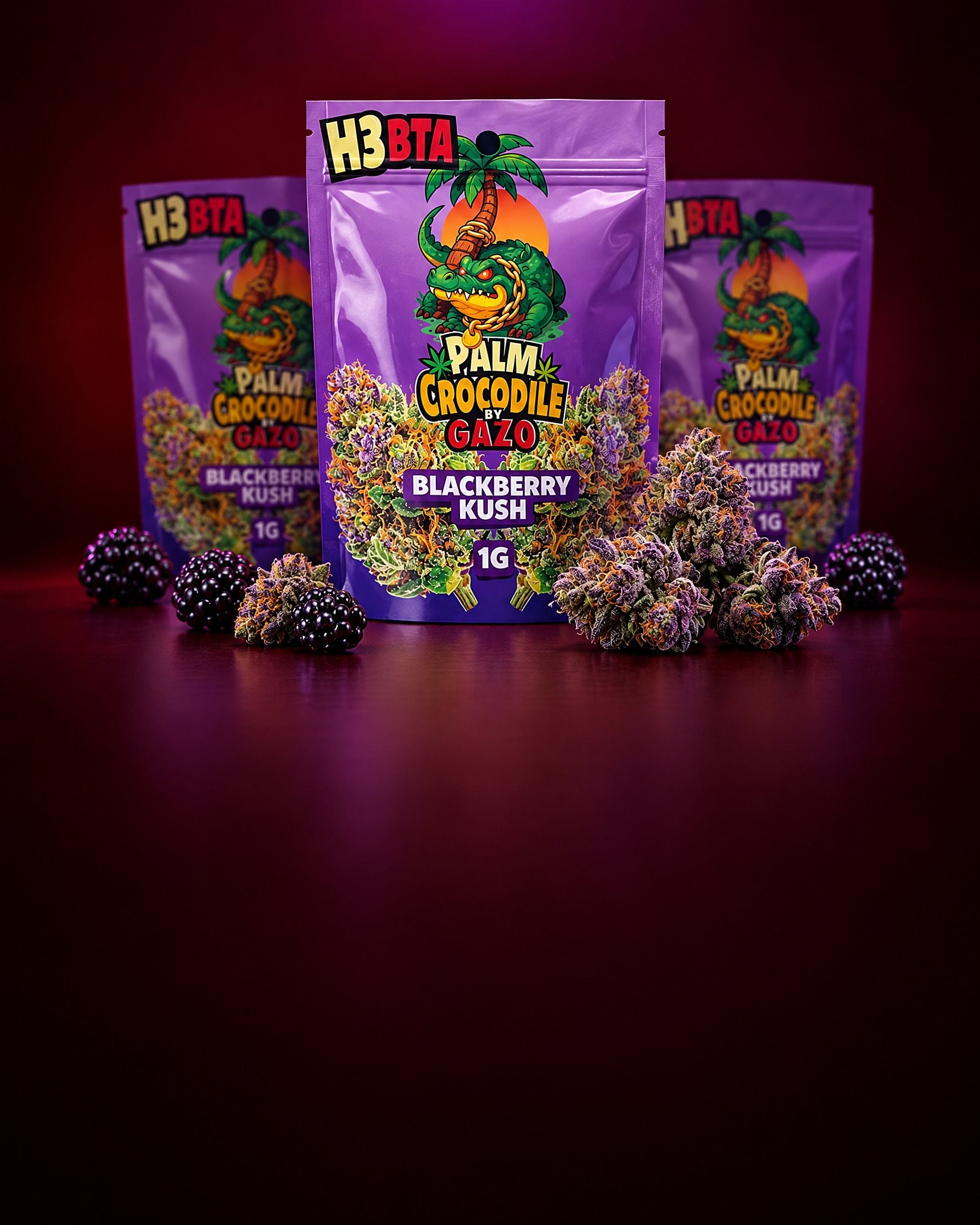 Jumanji by Gazo BUDS Blackberry Kush Beutel mit Brombeeren