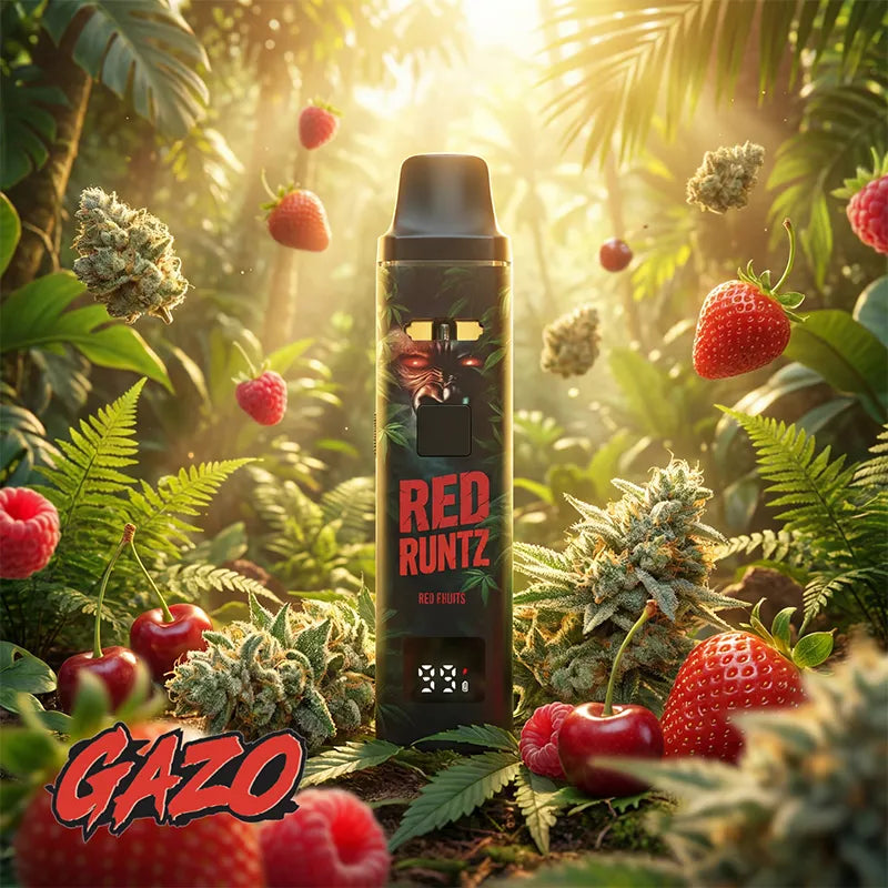 Jumanji GAZO PRO Red Runtz Vape – Verpackung