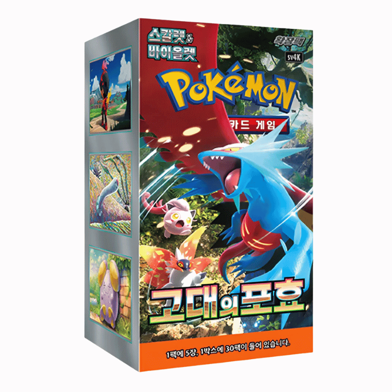 Pokemon Ancient Roar Korea Booster Display mit 30 Boostern