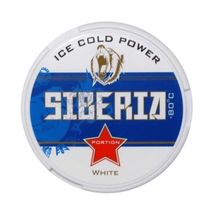 Dose Siberia 80° Extremely Blue Ice Cold Power Kautabak mit 24mg/g Nikotin