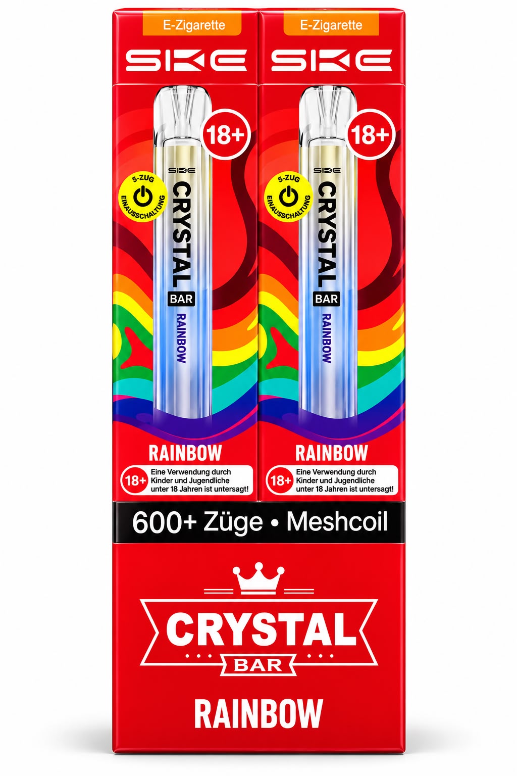 Verpackung SKE Crystal Bar – Rainbow (10er Pack)